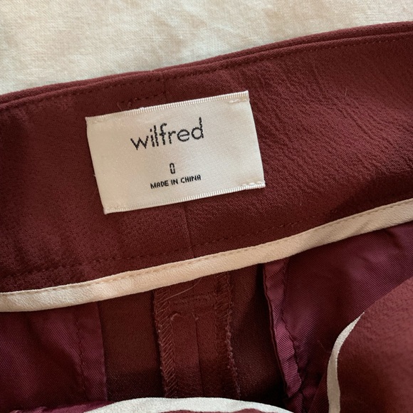 Wilfred Maroon Pants - Picture 4 of 4